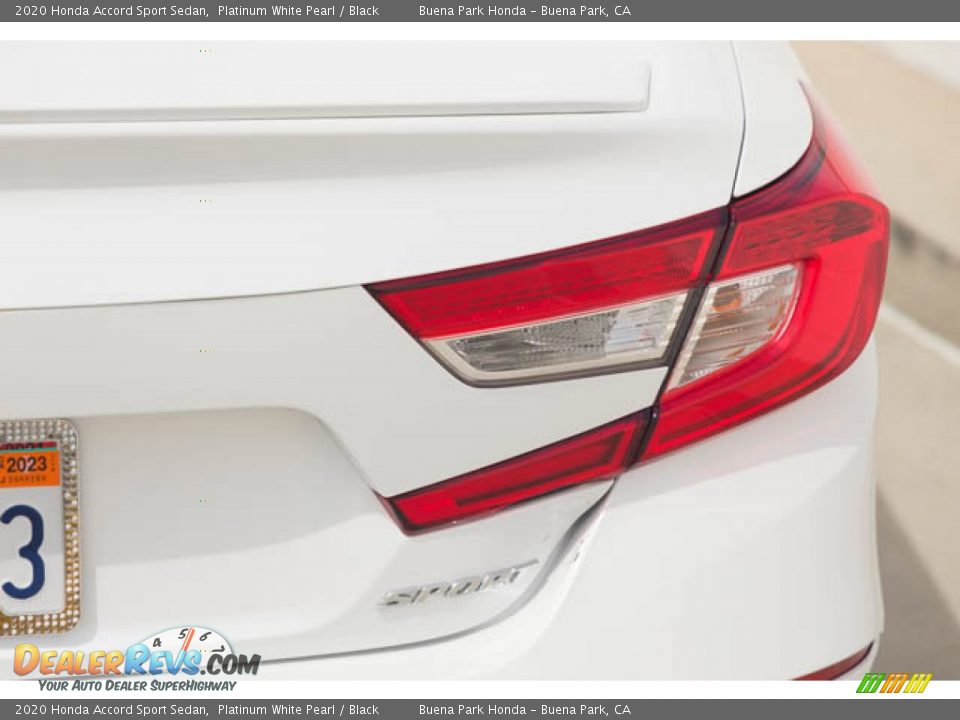 2020 Honda Accord Sport Sedan Platinum White Pearl / Black Photo #11