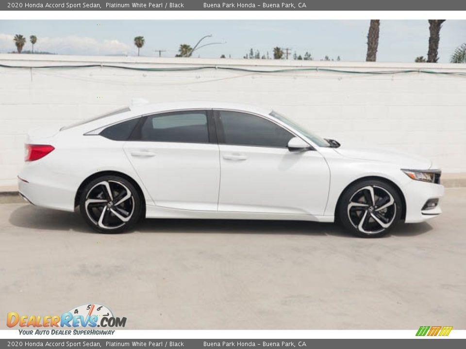 2020 Honda Accord Sport Sedan Platinum White Pearl / Black Photo #12