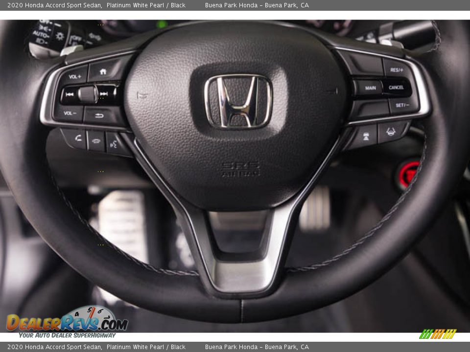 2020 Honda Accord Sport Sedan Platinum White Pearl / Black Photo #13