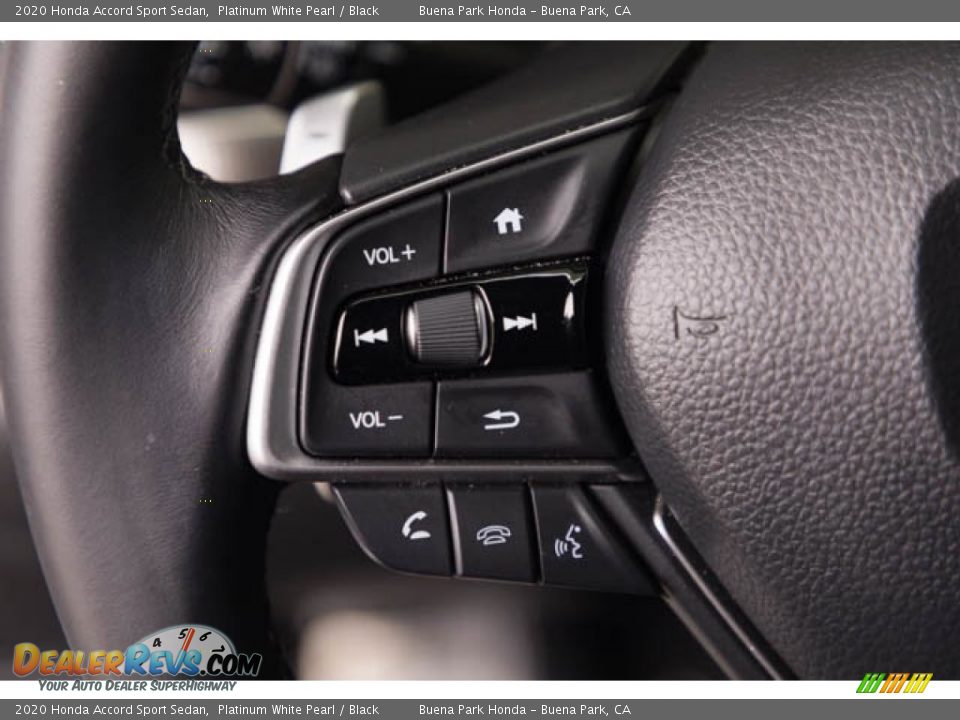 2020 Honda Accord Sport Sedan Platinum White Pearl / Black Photo #14