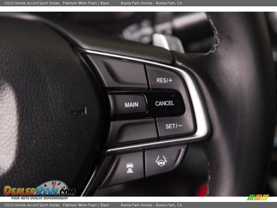 2020 Honda Accord Sport Sedan Platinum White Pearl / Black Photo #15