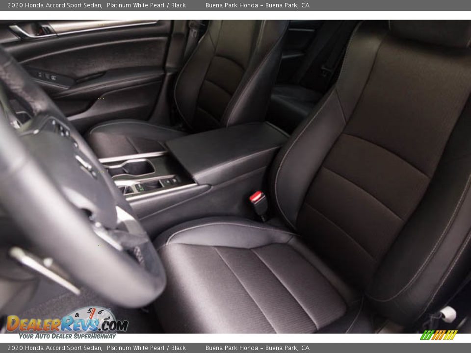 2020 Honda Accord Sport Sedan Platinum White Pearl / Black Photo #19
