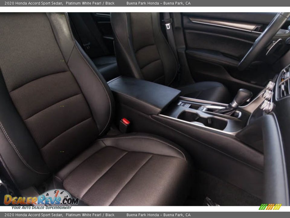 2020 Honda Accord Sport Sedan Platinum White Pearl / Black Photo #24