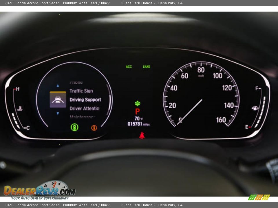 2020 Honda Accord Sport Sedan Platinum White Pearl / Black Photo #27