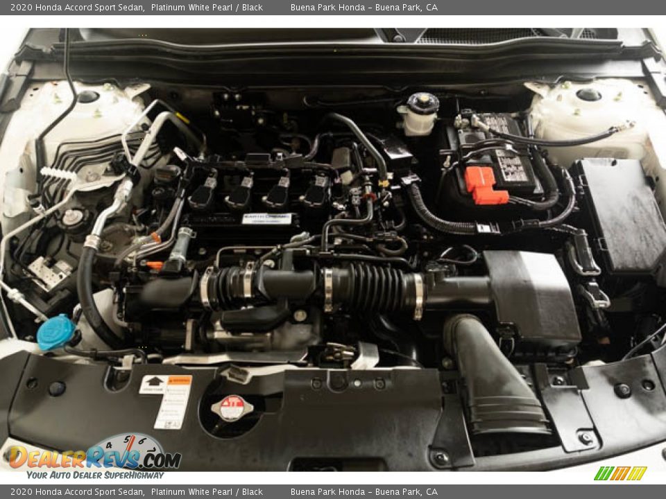 2020 Honda Accord Sport Sedan Platinum White Pearl / Black Photo #34