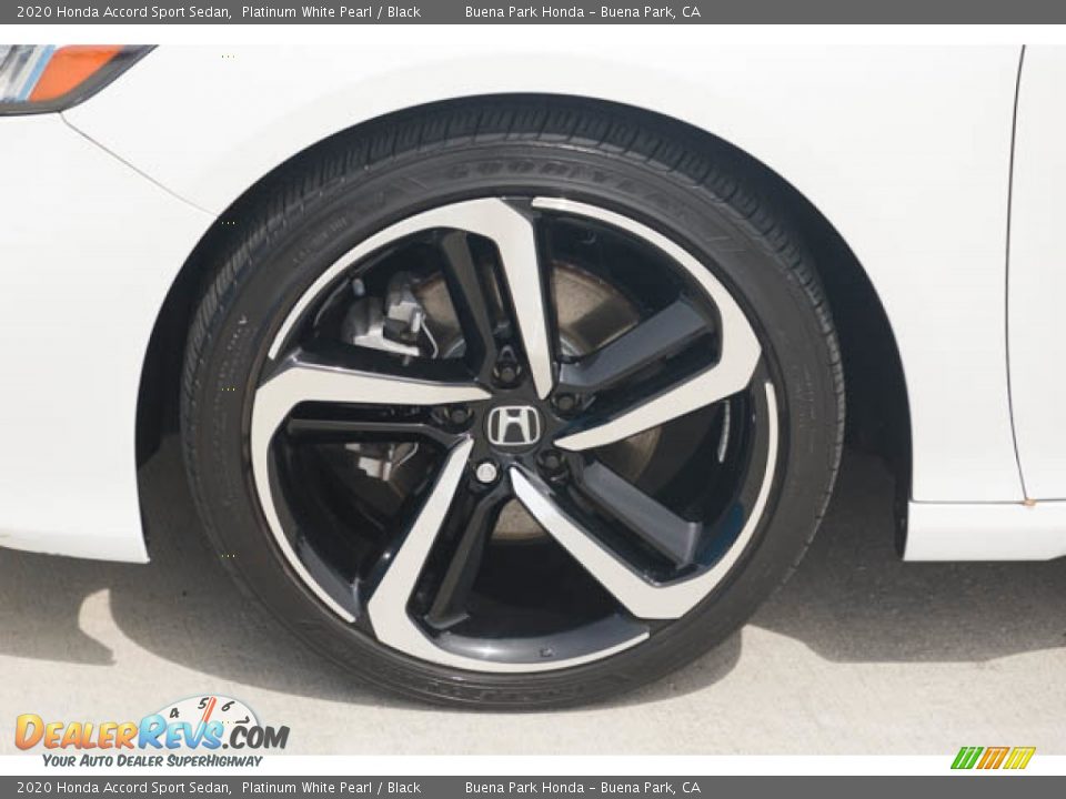 2020 Honda Accord Sport Sedan Platinum White Pearl / Black Photo #35