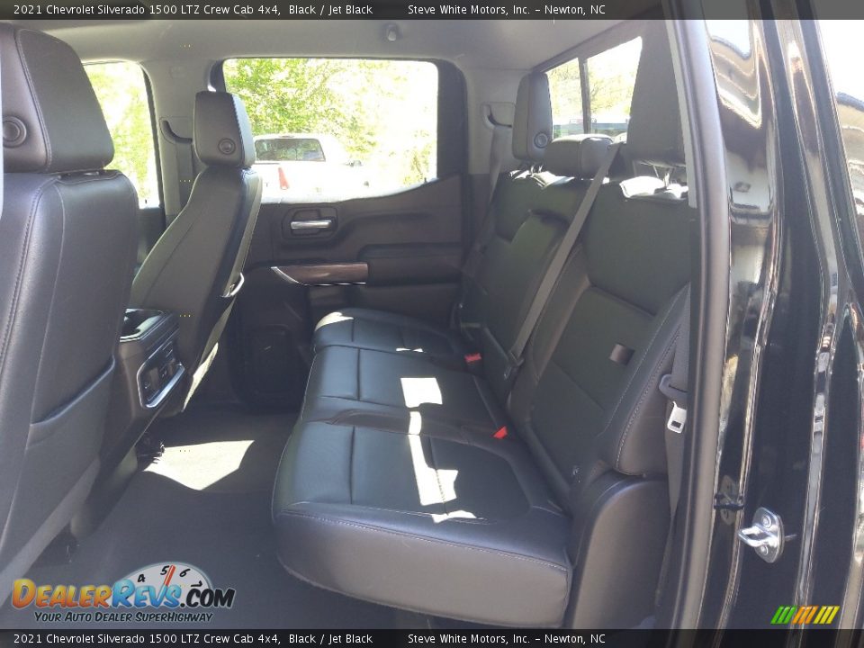 2021 Chevrolet Silverado 1500 LTZ Crew Cab 4x4 Black / Jet Black Photo #15