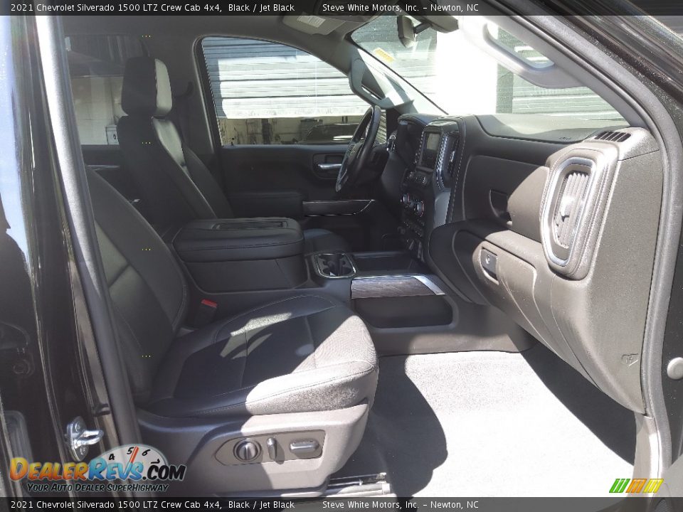 2021 Chevrolet Silverado 1500 LTZ Crew Cab 4x4 Black / Jet Black Photo #20