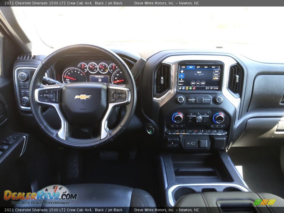2021 Chevrolet Silverado 1500 LTZ Crew Cab 4x4 Black / Jet Black Photo #21