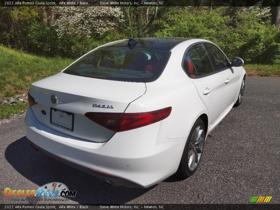 2022 Alfa Romeo Giulia Sprint Alfa White / Black Photo #6