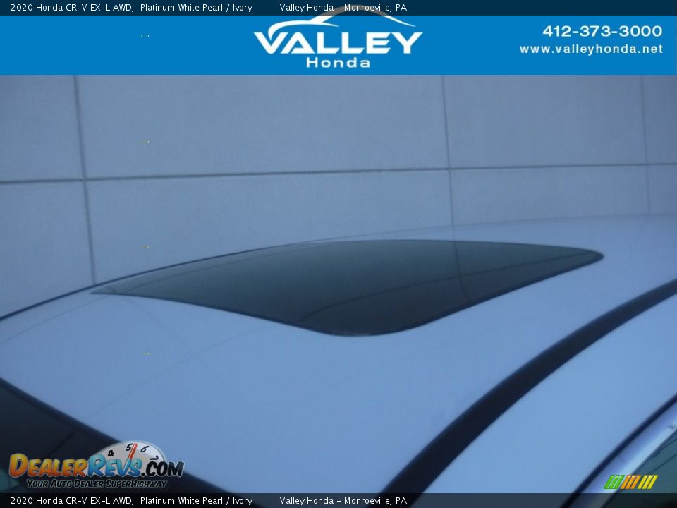 2020 Honda CR-V EX-L AWD Platinum White Pearl / Ivory Photo #3