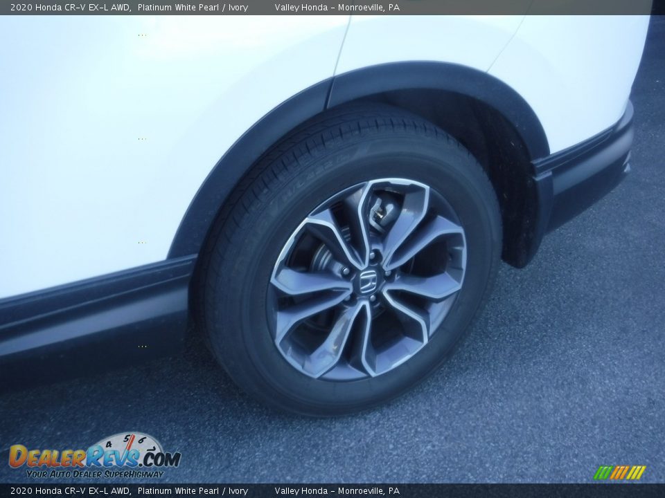 2020 Honda CR-V EX-L AWD Platinum White Pearl / Ivory Photo #4