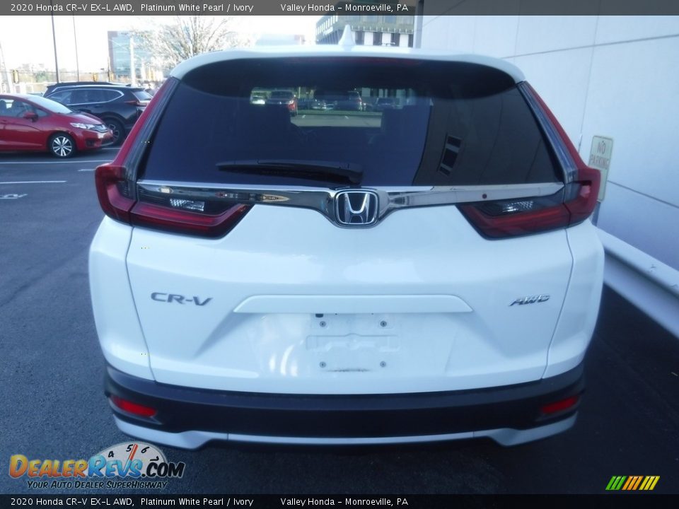 2020 Honda CR-V EX-L AWD Platinum White Pearl / Ivory Photo #8