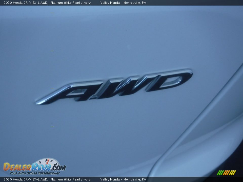 2020 Honda CR-V EX-L AWD Platinum White Pearl / Ivory Photo #9