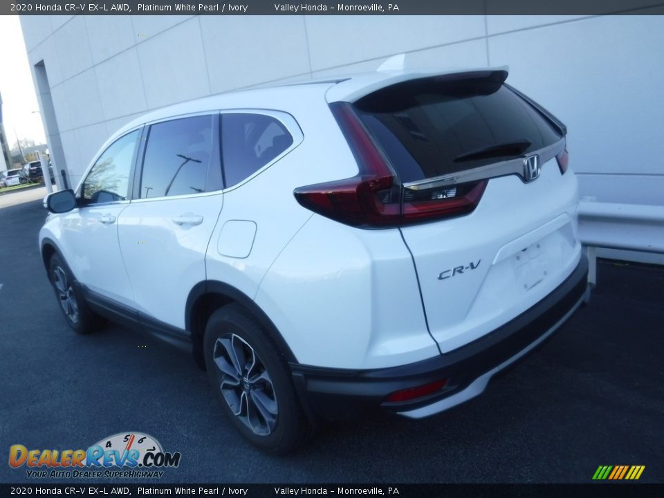 2020 Honda CR-V EX-L AWD Platinum White Pearl / Ivory Photo #10