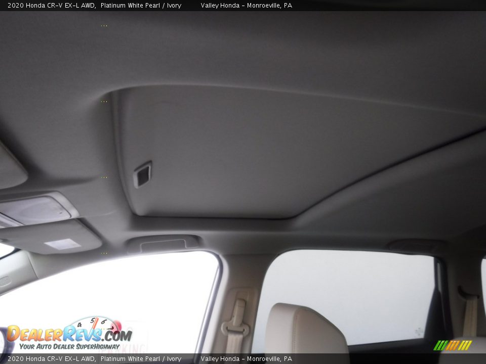 2020 Honda CR-V EX-L AWD Platinum White Pearl / Ivory Photo #11