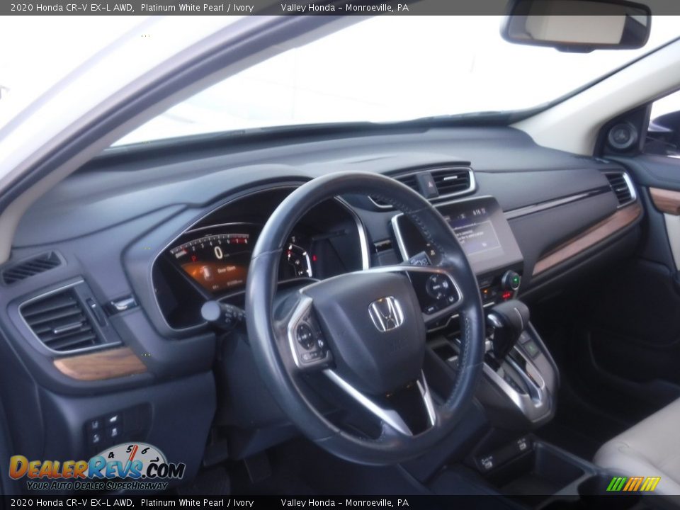 2020 Honda CR-V EX-L AWD Platinum White Pearl / Ivory Photo #12