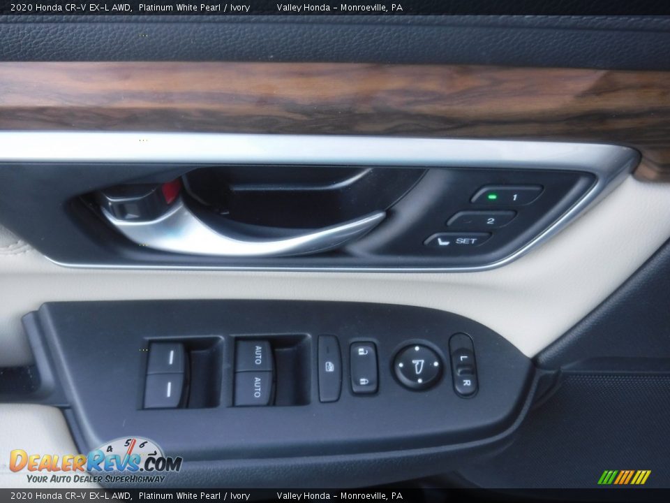 2020 Honda CR-V EX-L AWD Platinum White Pearl / Ivory Photo #14