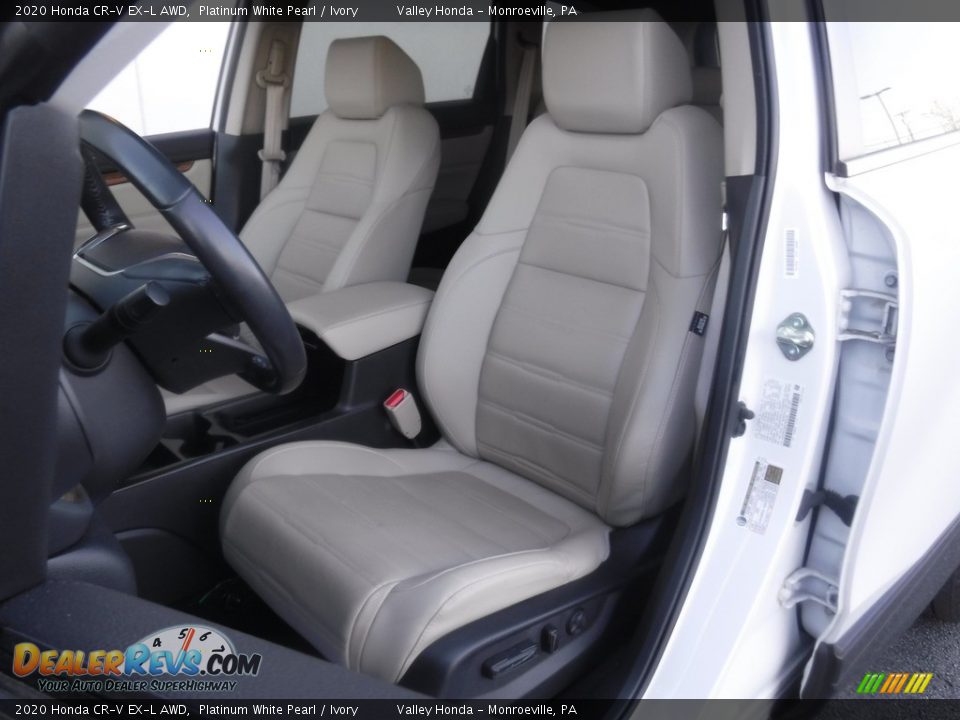 2020 Honda CR-V EX-L AWD Platinum White Pearl / Ivory Photo #15