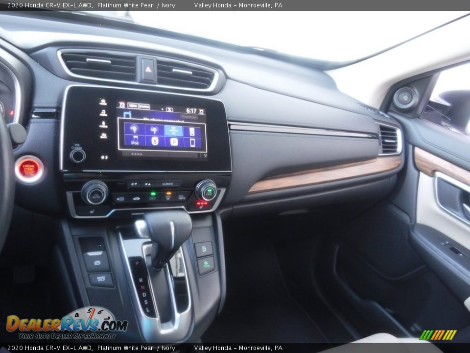 2020 Honda CR-V EX-L AWD Platinum White Pearl / Ivory Photo #17