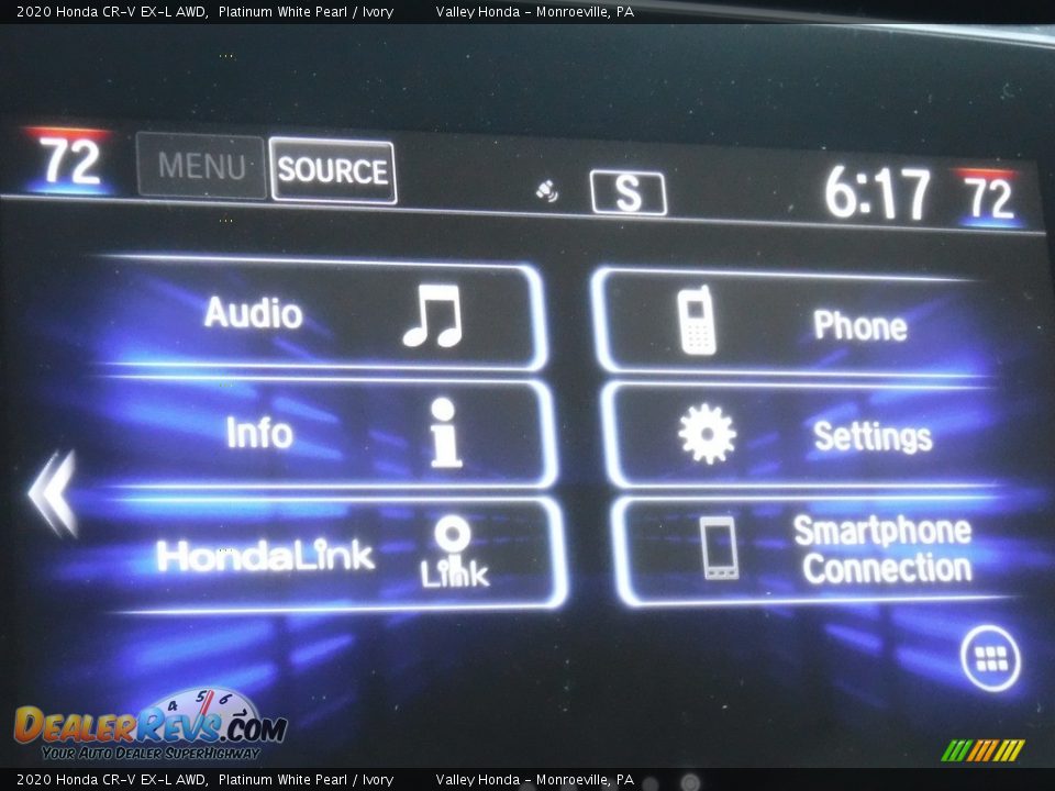2020 Honda CR-V EX-L AWD Platinum White Pearl / Ivory Photo #20