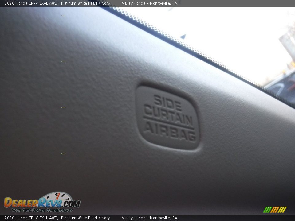 2020 Honda CR-V EX-L AWD Platinum White Pearl / Ivory Photo #22
