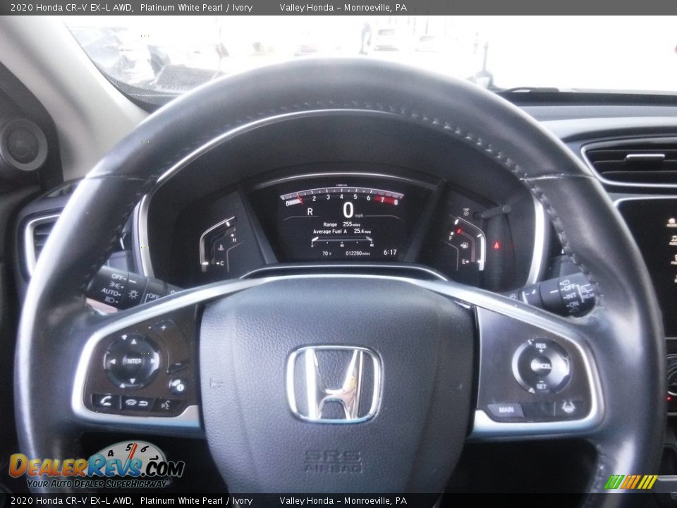 2020 Honda CR-V EX-L AWD Platinum White Pearl / Ivory Photo #23