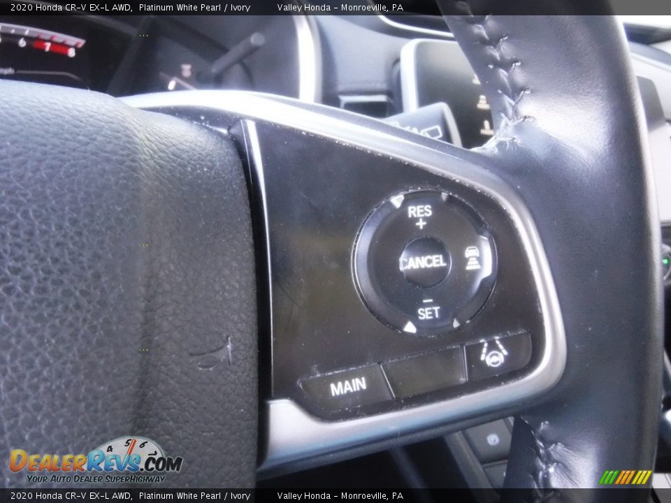 2020 Honda CR-V EX-L AWD Platinum White Pearl / Ivory Photo #25