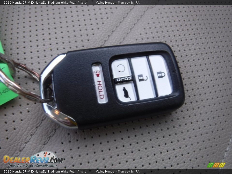2020 Honda CR-V EX-L AWD Platinum White Pearl / Ivory Photo #31