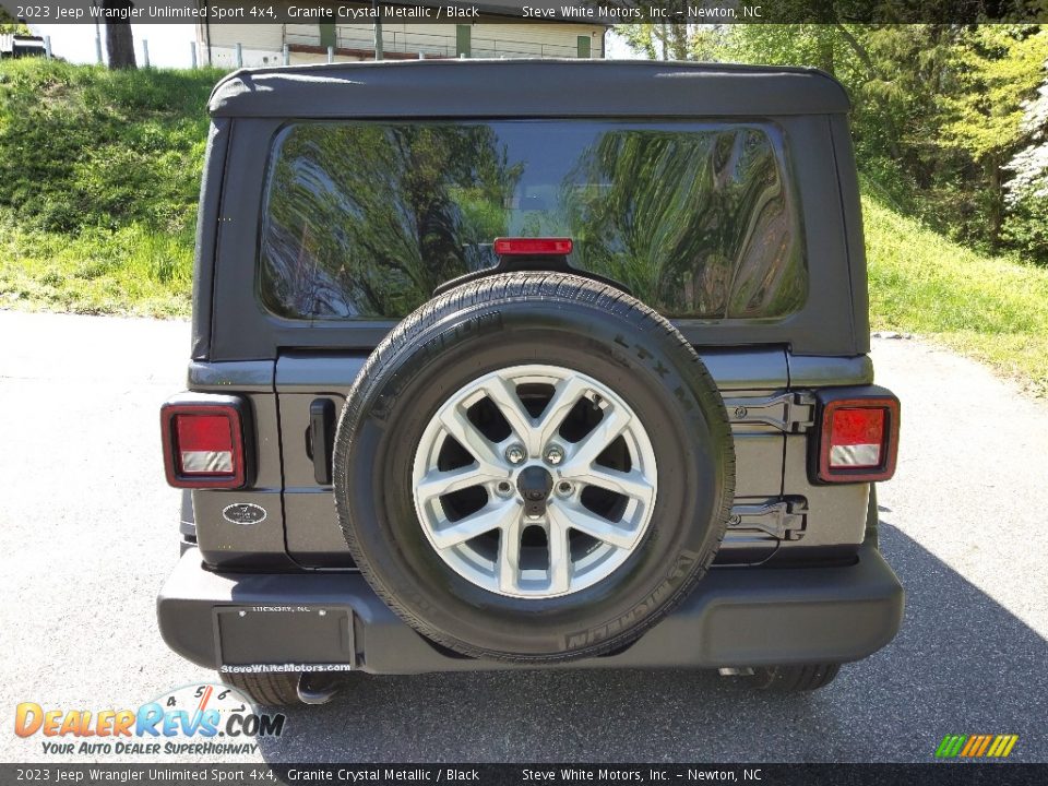 2023 Jeep Wrangler Unlimited Sport 4x4 Granite Crystal Metallic / Black Photo #7