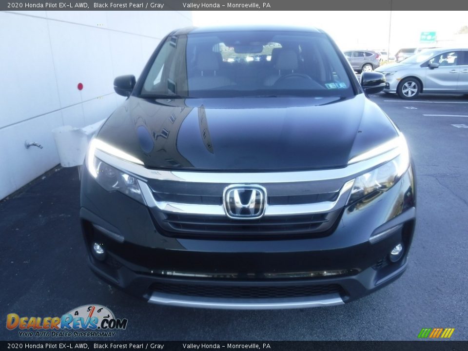 2020 Honda Pilot EX-L AWD Black Forest Pearl / Gray Photo #5