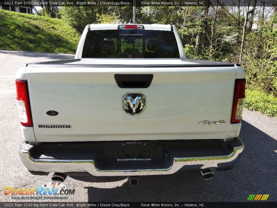 2023 Ram 1500 Big Horn Crew Cab 4x4 Bright White / Diesel Gray/Black Photo #7