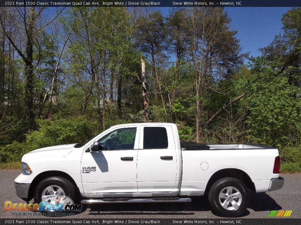 Bright White 2023 Ram 1500 Classic Tradesman Quad Cab 4x4 Photo #1