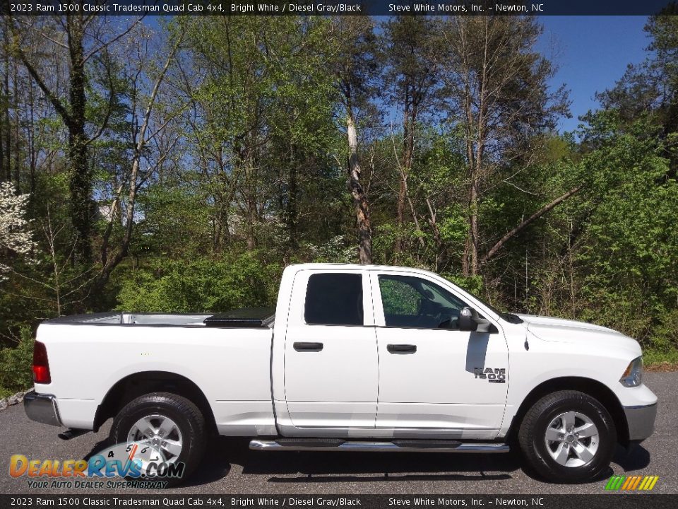 Bright White 2023 Ram 1500 Classic Tradesman Quad Cab 4x4 Photo #5