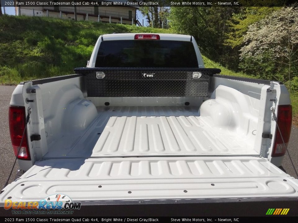 2023 Ram 1500 Classic Tradesman Quad Cab 4x4 Bright White / Diesel Gray/Black Photo #8