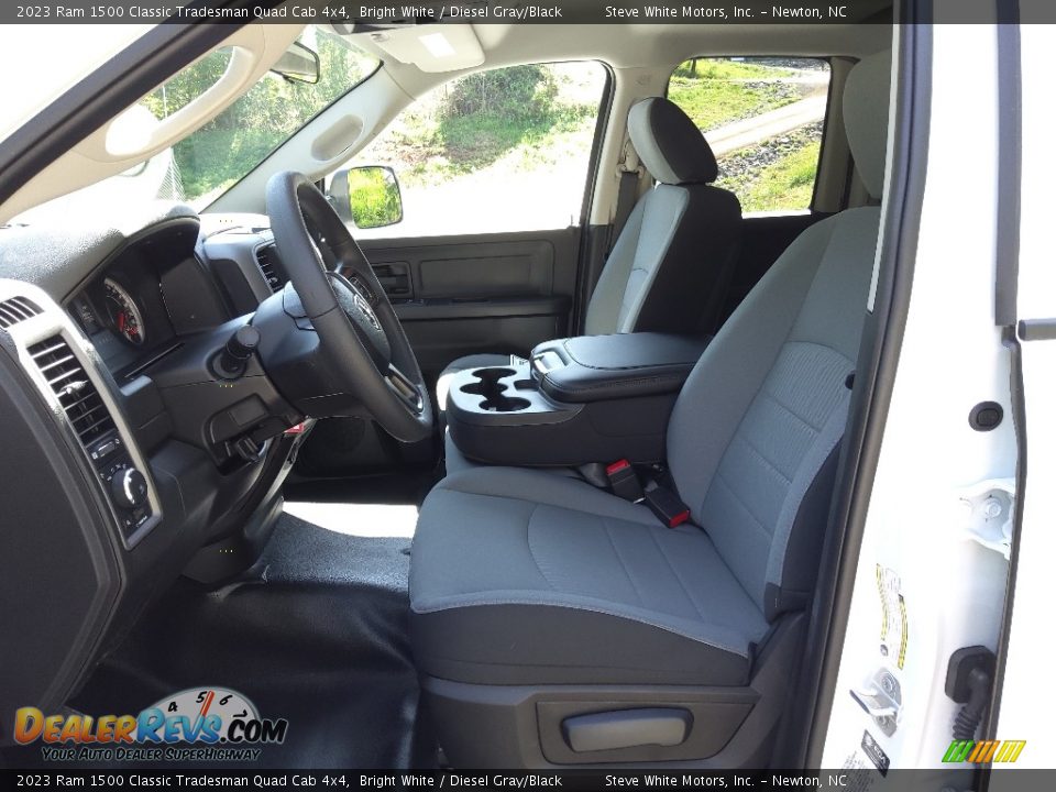 Diesel Gray/Black Interior - 2023 Ram 1500 Classic Tradesman Quad Cab 4x4 Photo #12