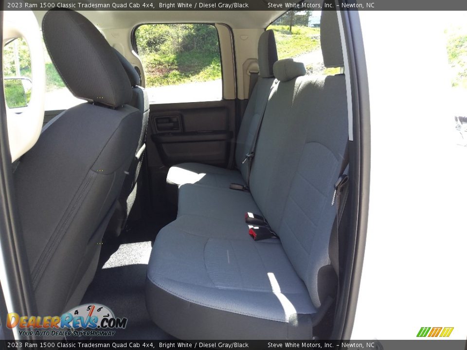 Rear Seat of 2023 Ram 1500 Classic Tradesman Quad Cab 4x4 Photo #14