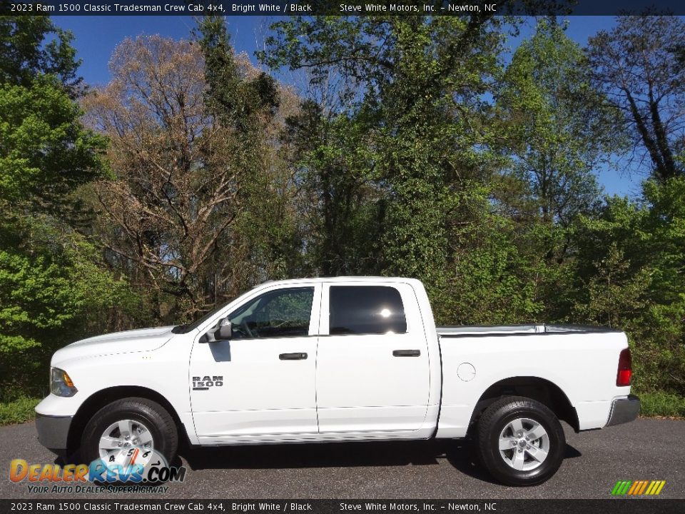 2023 Ram 1500 Classic Tradesman Crew Cab 4x4 Bright White / Black Photo #1