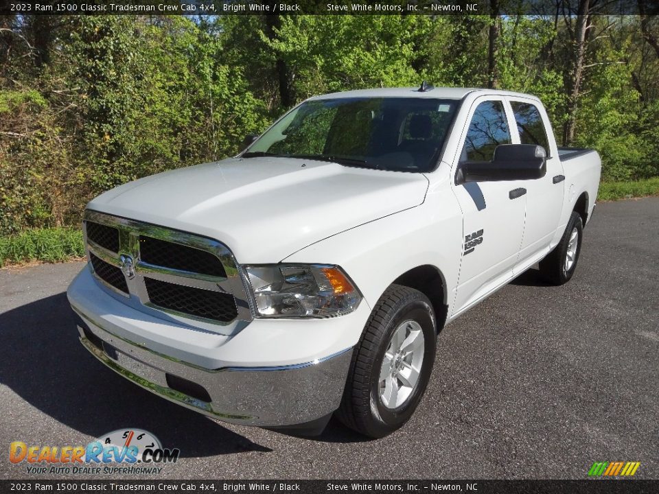 2023 Ram 1500 Classic Tradesman Crew Cab 4x4 Bright White / Black Photo #2