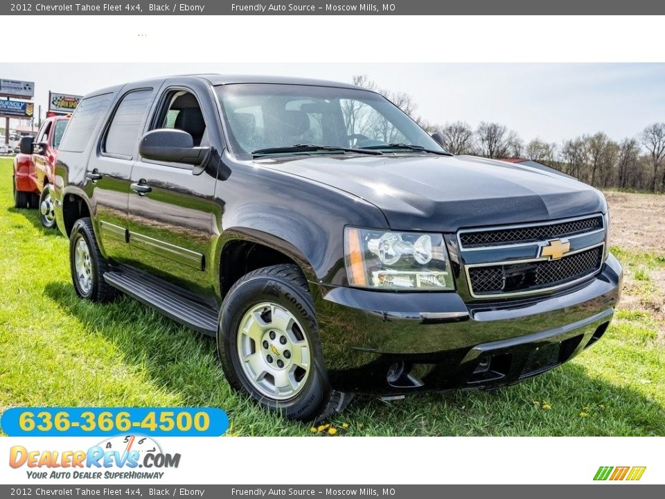 2012 Chevrolet Tahoe Fleet 4x4 Black / Ebony Photo #1