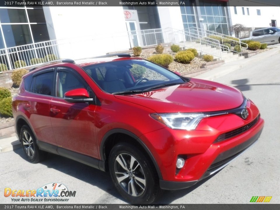 2017 Toyota RAV4 XLE AWD Barcelona Red Metallic / Black Photo #1