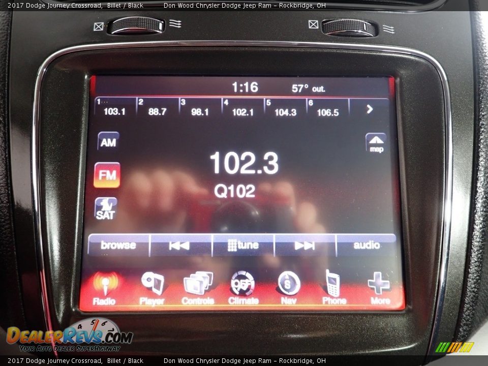 2017 Dodge Journey Crossroad Billet / Black Photo #2