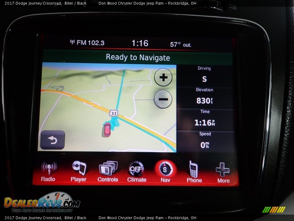 2017 Dodge Journey Crossroad Billet / Black Photo #3