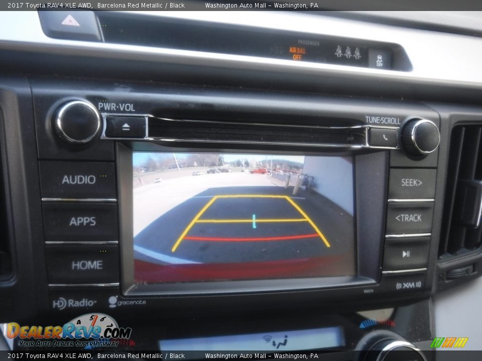 2017 Toyota RAV4 XLE AWD Barcelona Red Metallic / Black Photo #7