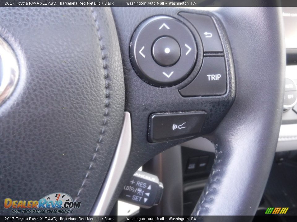 2017 Toyota RAV4 XLE AWD Barcelona Red Metallic / Black Photo #9