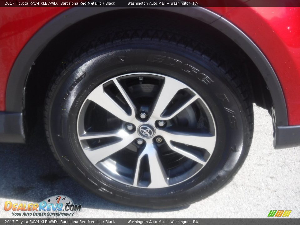 2017 Toyota RAV4 XLE AWD Barcelona Red Metallic / Black Photo #10