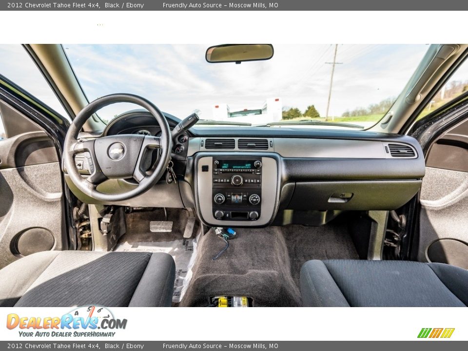 Ebony Interior - 2012 Chevrolet Tahoe Fleet 4x4 Photo #9