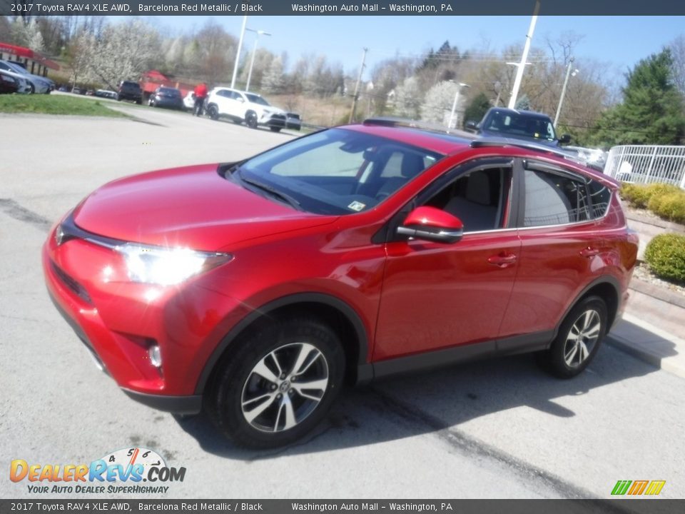 2017 Toyota RAV4 XLE AWD Barcelona Red Metallic / Black Photo #12