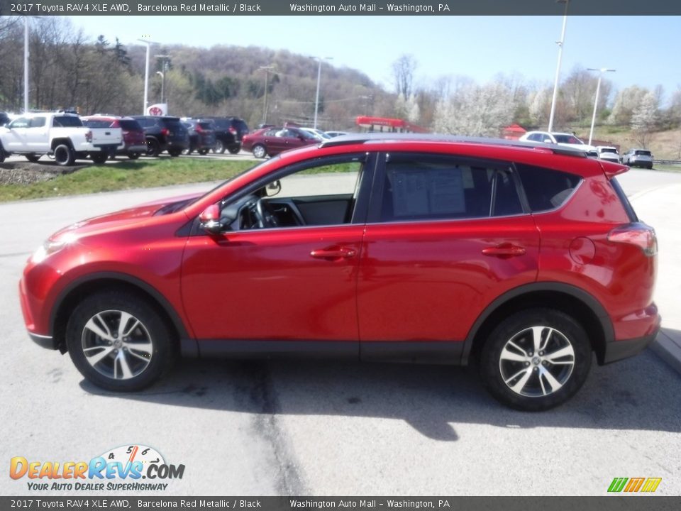 2017 Toyota RAV4 XLE AWD Barcelona Red Metallic / Black Photo #13