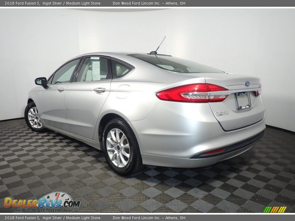 2018 Ford Fusion S Ingot Silver / Medium Light Stone Photo #11